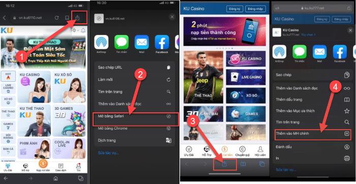 Cách tải Thabet app trên hệ điều hành iOS