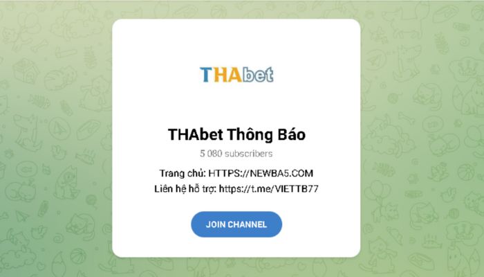 Hỗ trợ Thabet qua Telegram