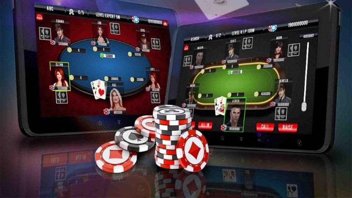 Quy tắc chơi có một số thay đổi nhỏ so với poker thông thường.